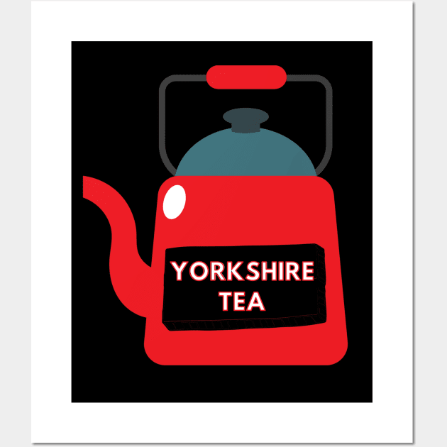 Yorkshire Tea Teapot Wall Art by applebubble